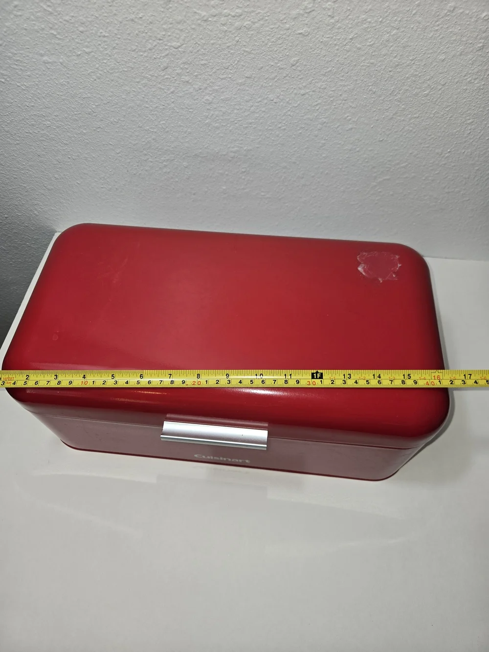 Cuisinart Red Metal Bread Box